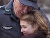 Geoffrey Rush and Sophie Nelisse in a scene from film The Book Thief