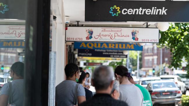 SYDNEY, AUSTRALIA - NewsWire Photos December 9, 2020: Signage at a Centrelink office in Marrickville, Sydney Picture: NCA NewsWire / James Gourley