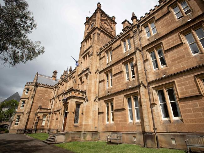 St Andrew’s College at the University of Sydney. Picture: Julian Andrews