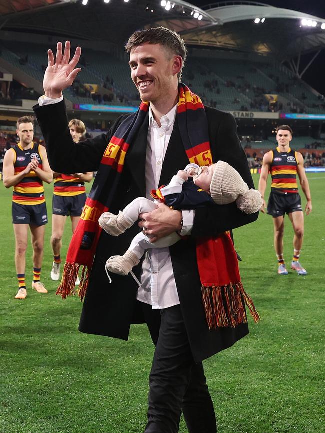 Paul Seedsman’s career ended in 2023. (Photo by Sarah Reed/AFL Photos via Getty Images)