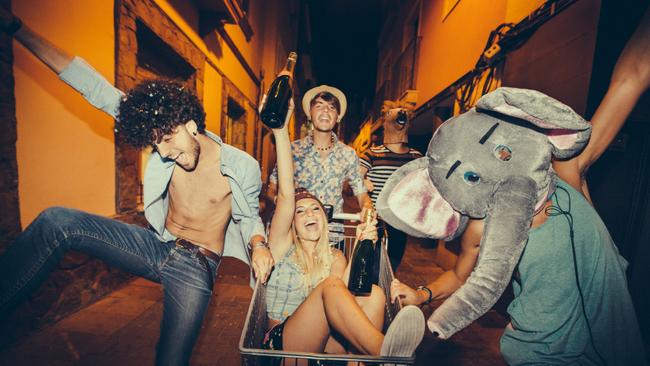 Teenagers are moving away from house parties to gatherings in public spaces. Picture: iStock