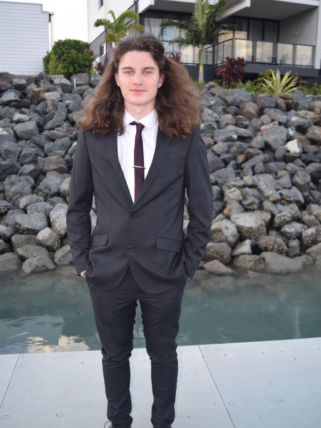 Jayden Joy at the Proserpine State High School formal. Picture: Elyse Wurm