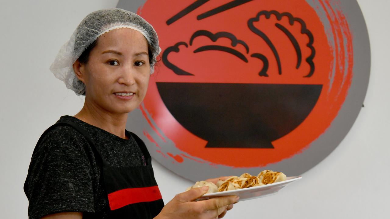 Mary Ma with Prawn and Pork Dumplings. from Mary's Bao & Dumplings in Pimlico. Picture: Evan Morgan