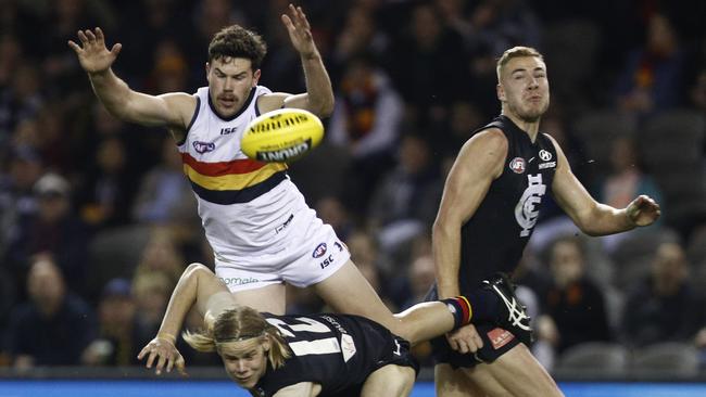 Mitch McGovern could be playing with the Blues very soon. Picture: AAP Images