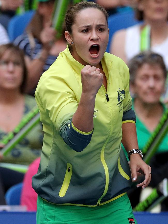 Ash Barty has done her country proud, being crowed world tennis’s No. 1 player. Picture: AAP