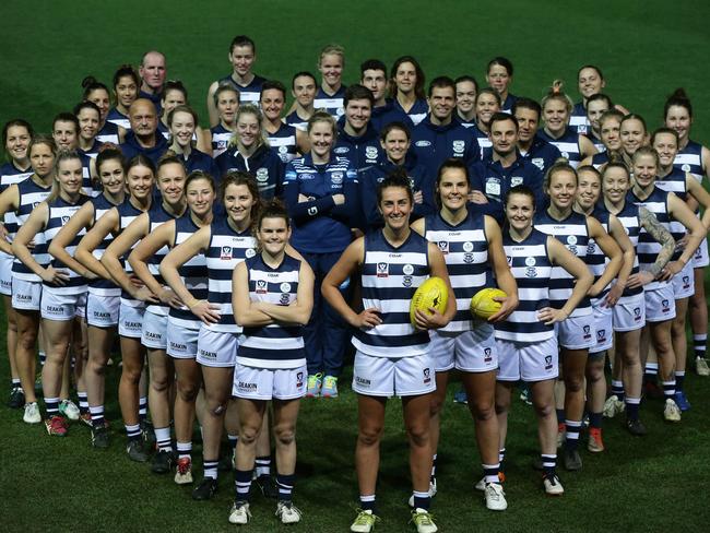 Geelong Cats AFLW submission. Picture: Peter Ristevski