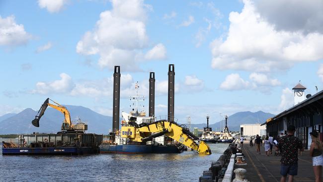 Advance Cairns executive chairman Nick Tromph believes a side benefit of dredging Trinity Inlet was to allow larger naval vessels to enter the marine precinct. Picture: Brendan Radke