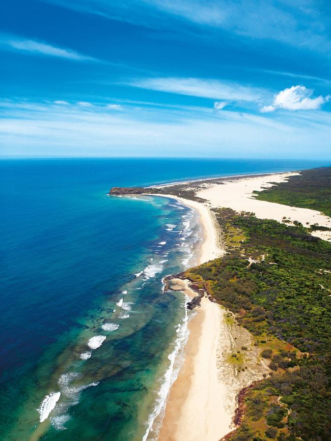 The stunning Indian Head on Fraser Island. Picture: Tourism and Events Queensland