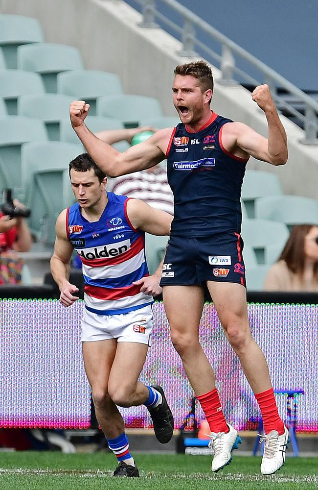 Norwood's elite kicker and former Kangaroo and Double Blue Brad McKenzie. Picture: Tom Huntley