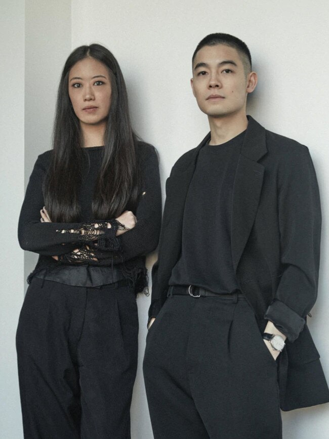 Lyna Ly (left) and Melvin Tanaya of Song for the Mute. Picture: courtesy of the brand