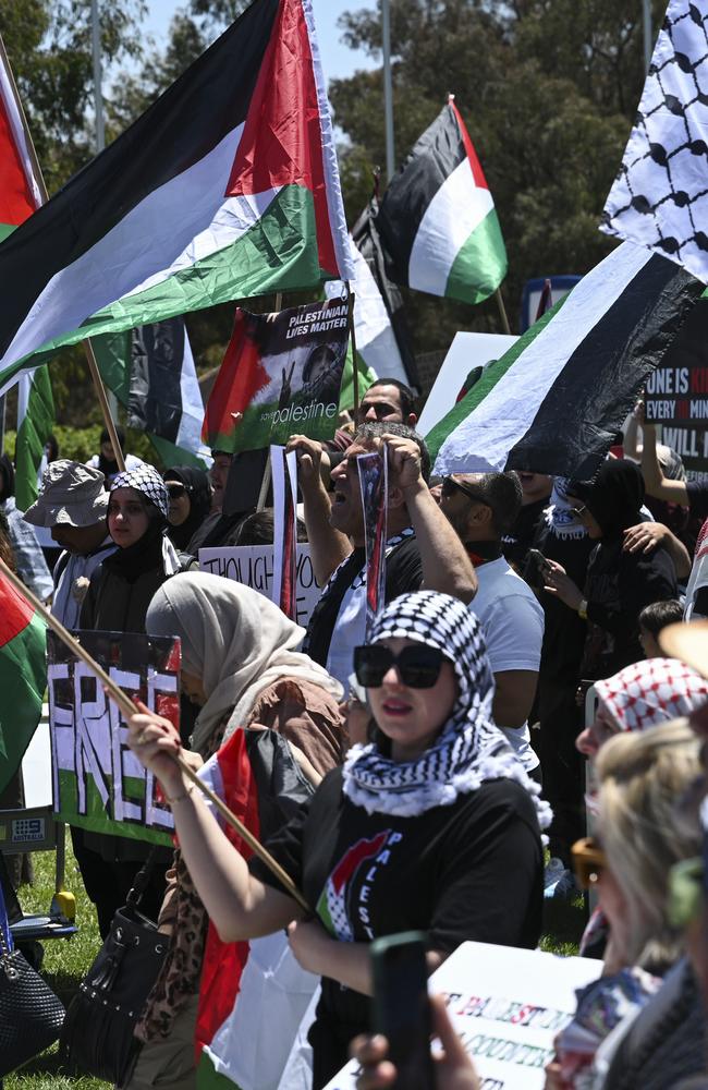 Tensions have erupted across Australia over the conflict in Palestine as the death toll on both sides increases. Picture: NCA NewsWire / Martin Ollman