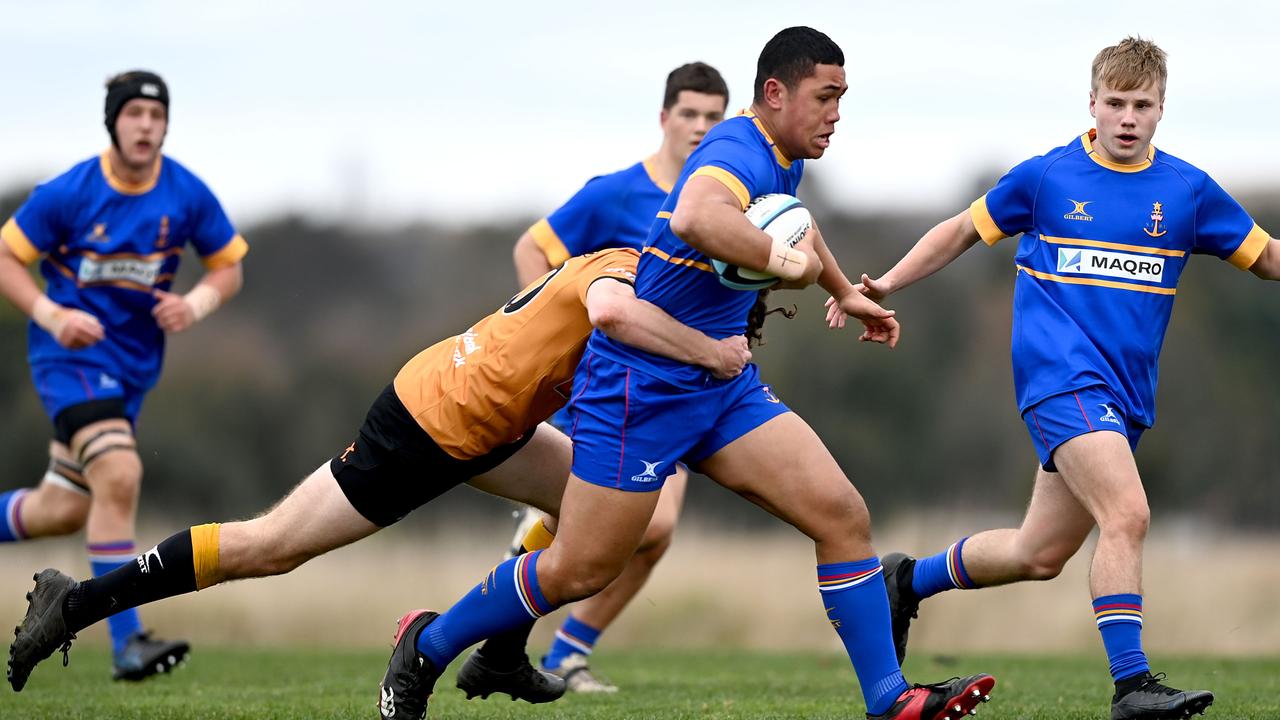 A City player on the attack in the under 16s game. Pic: Jeremy Piper