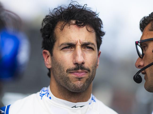 ZANDVOORT, NETHERLANDS - AUGUST 25: Daniel Ricciardo of Australia and Visa Cash App RB prepares to drive on the grid during the F1 Grand Prix of Netherlands at Circuit Zandvoort on August 25, 2024 in Zandvoort, Netherlands. (Photo by Rudy Carezzevoli/Getty Images)