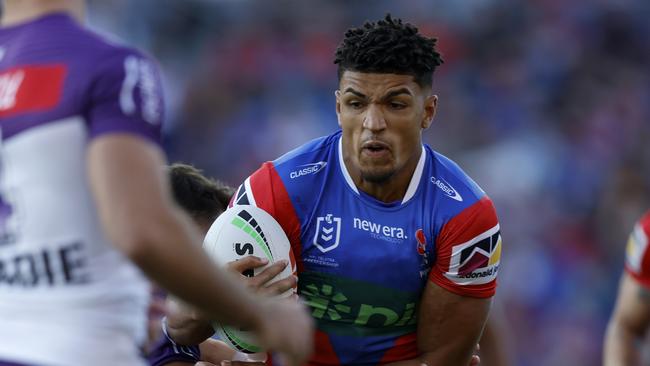 The Newcastle Knights' Kai Pearce-Paul. Picture: NRL Photos