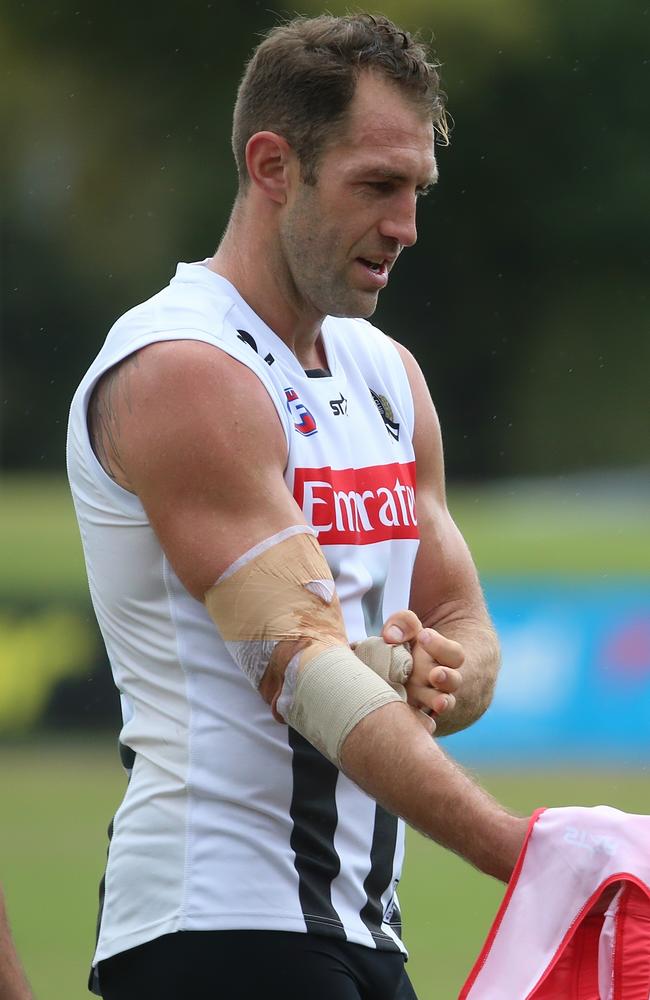 Travis Cloke has been dropped to the VFL. Picture: Hamish Blair