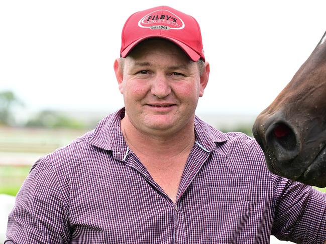 Rockhampton trainer Clinton Taylor tastes success with Astapor at Doomben. Picture: Grant Peters - Trackside Photography