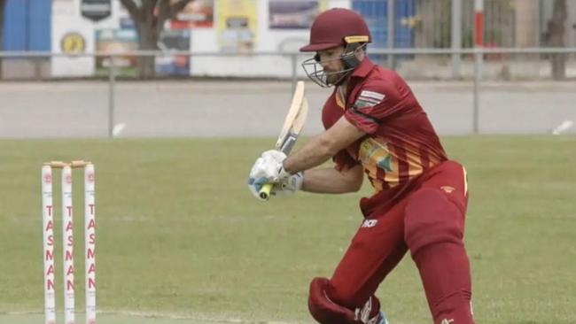 Liam O'Dea in action for Southern Eyre South. Picture: Port Lincoln Cricket Association