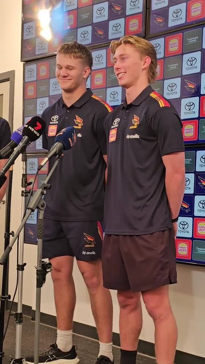 New Crows Tyler Welsh and Sid Draper share excitement