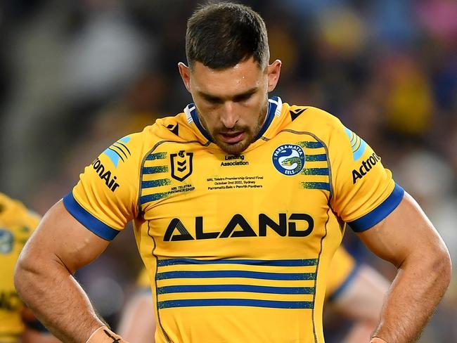 NRL -Grand Final Penrith Panthers vs Parramatta Eels  at Accor Stadium, Ryan Matterson, Dejection. Picture: NRL Photos/Gregg Porteous