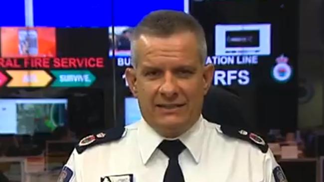 RFS Deputy Commissioner Rob Rogers.