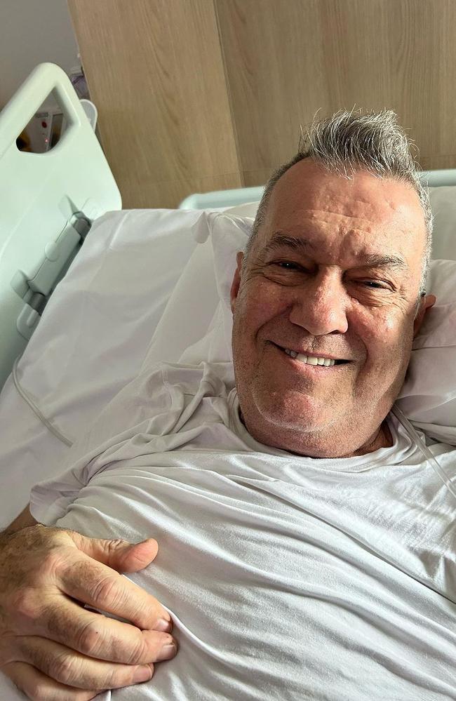 Aussie singer Jimmy Barnes, 67, faced health complications, including bacterial pneumonia, leading to the cancellation of his remaining gigs for the year. Picture: Instagram