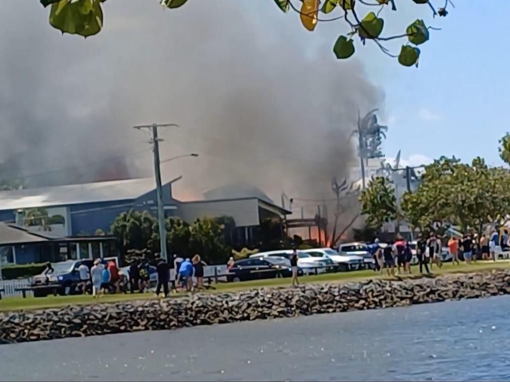 A well involved fire at a Gold Coast home has broken out on Saturday.