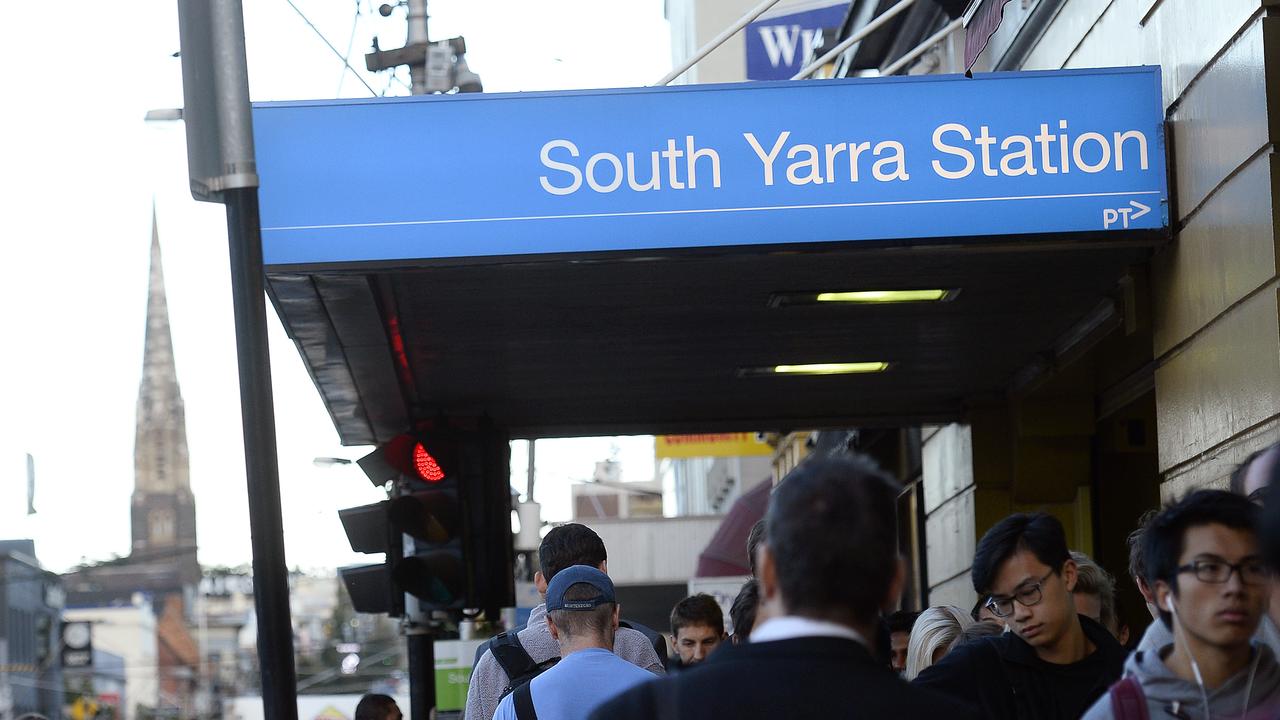 There are massive delays on Melbourne’s train lines after an incident near South Yarra.