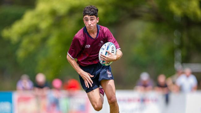 Action from the Queensland Reds v New South Wales Waratahs Under 15s clash. Pic credit: Kev Nagle.