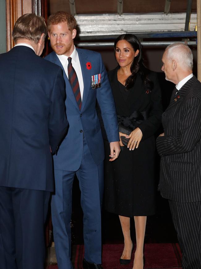 It was the first time the couple had been seen since their Australia tour. Picture: Chris Jackson/Getty Images