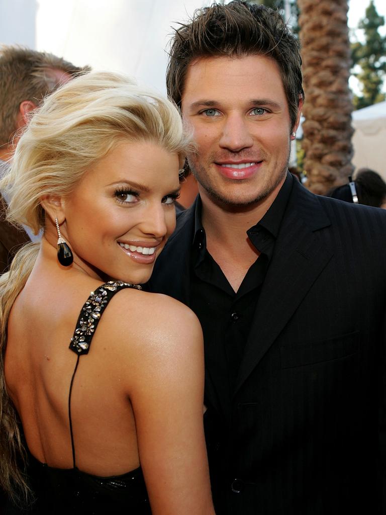 Simpson and Lachey tied the knot in 2002. Picture: Frank Micelotta/Getty Images