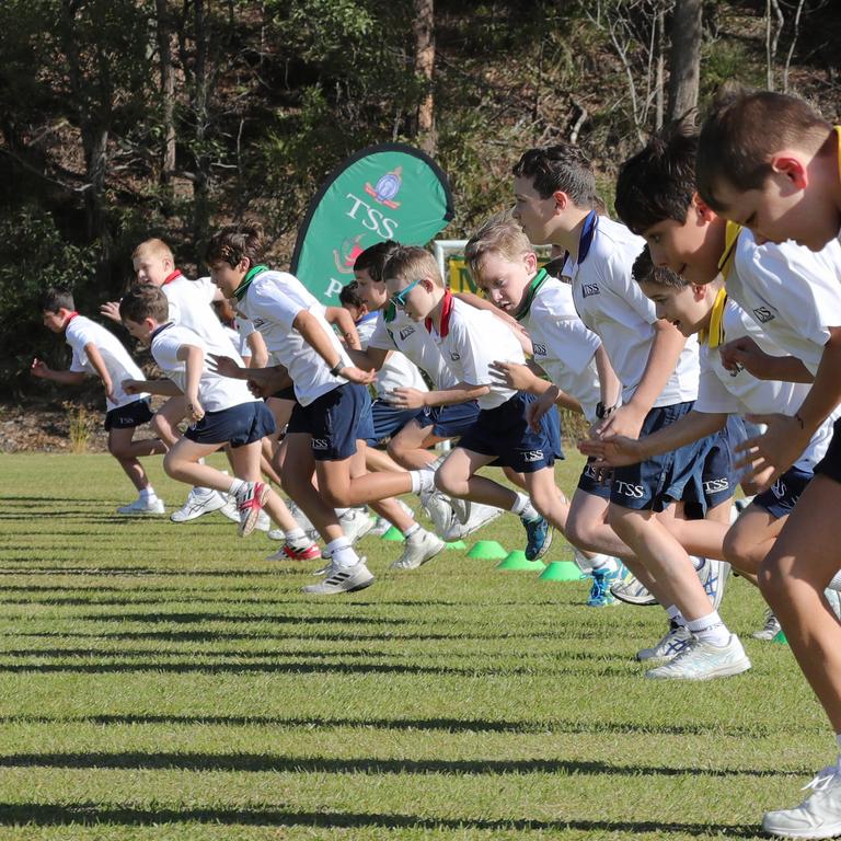 The Southport School holds the first major sporting event since COVID-19 hit Australia when they staged a cross country carnival. It's believed to be one of the first major community sports events in Australia. Picture Glenn Hampson