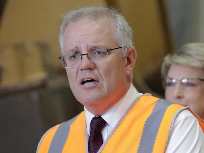 Scott Morrison says Australia is in ‘no hurry’ to open its international borders. Picture: NCA NewsWire /Philip Gostelow.