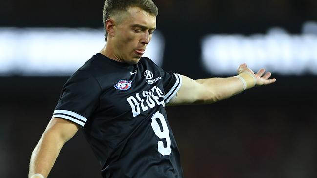 Carlton says it won’t rest skipper Patrick Cripps in coming rounds after he battled through a corkie in Round 15.