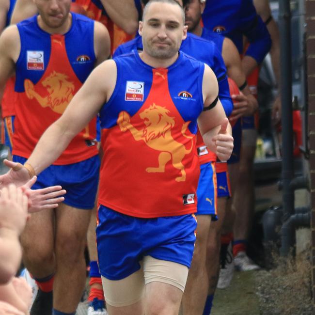 For the jumper: Adam Booth couldn’t bring himself to leave Mulgrave. Picture: Davis Harrigan