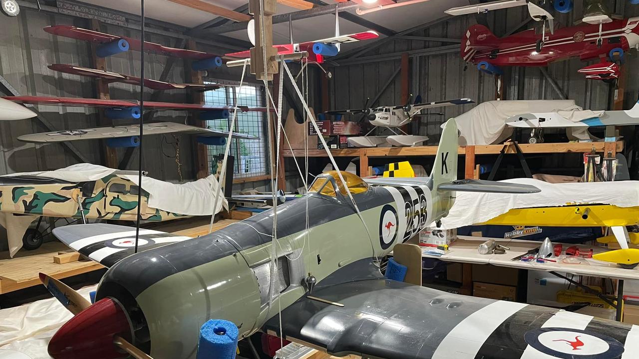 Enthusiasts can build the aeroplanes themselves in workshops and sheds before taking them up into the skies. Picture: MADRAMS