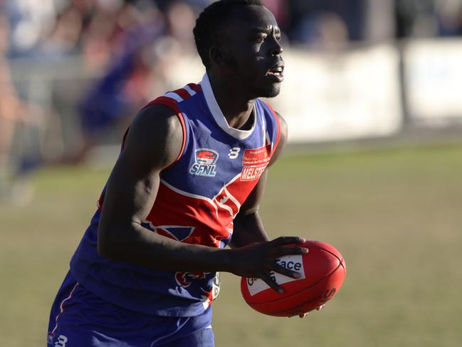 Riet Pal played one season of under-12 football, before joining Keysborough two years ago. Picture: David Crosling