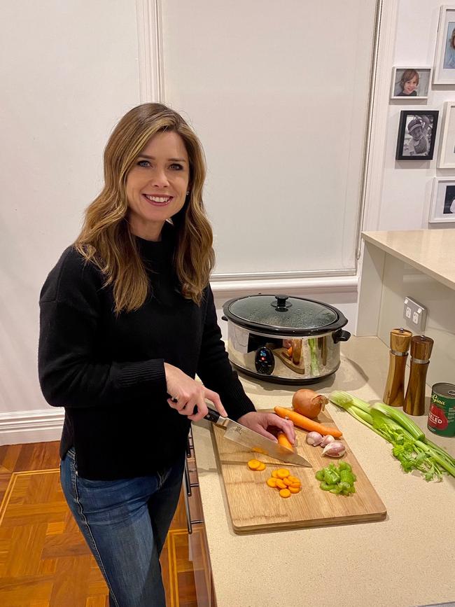 Amber Sherlock in her kitchen.