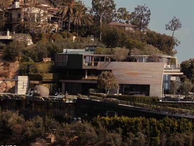 The “most expensive home” in the Pacific Palisades, which featured in the hit TV show Succession, has been destroyed in the Los Angeles wildfires. Picture: Supplied