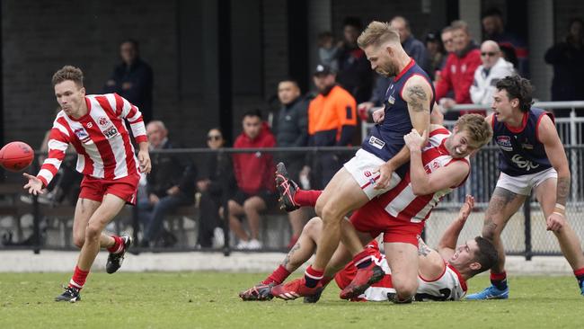 SFNL: Drew Stockton loses the ball. Picture: Valeriu Campan