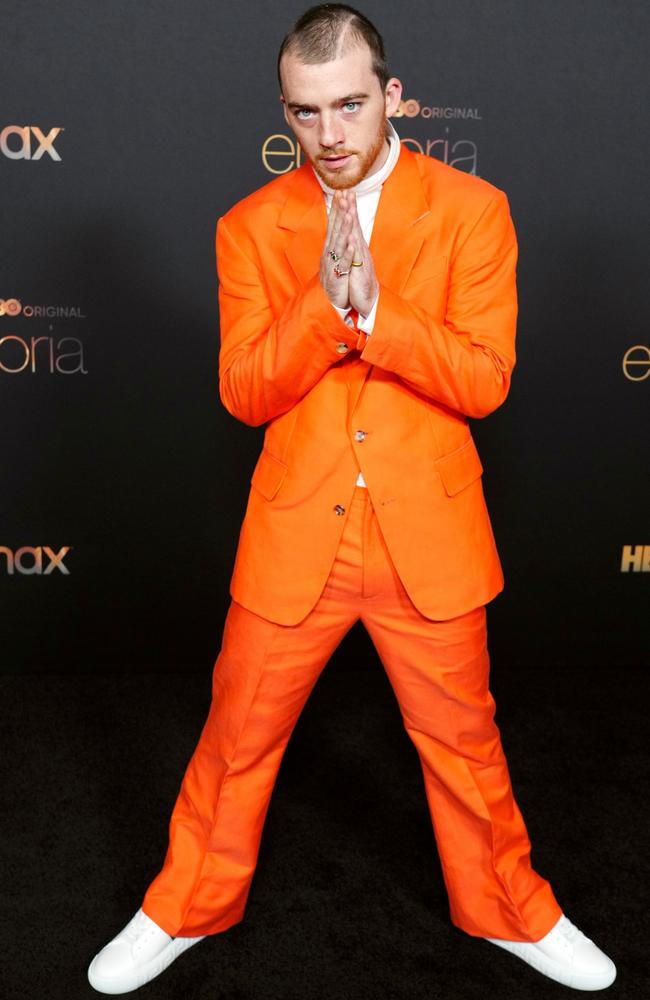 Orange crush! Angus Cloud stars as Fezco. Picture: Jeff Kravitz/FilmMagic for HBO