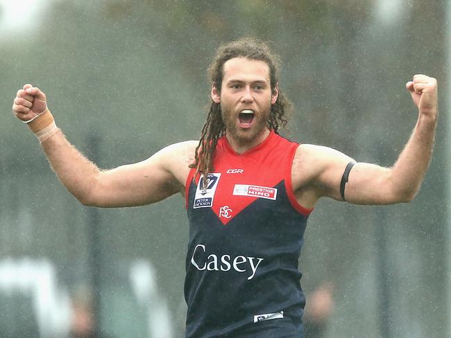 Jack Hutchins played in the AFL for Gold Coast.