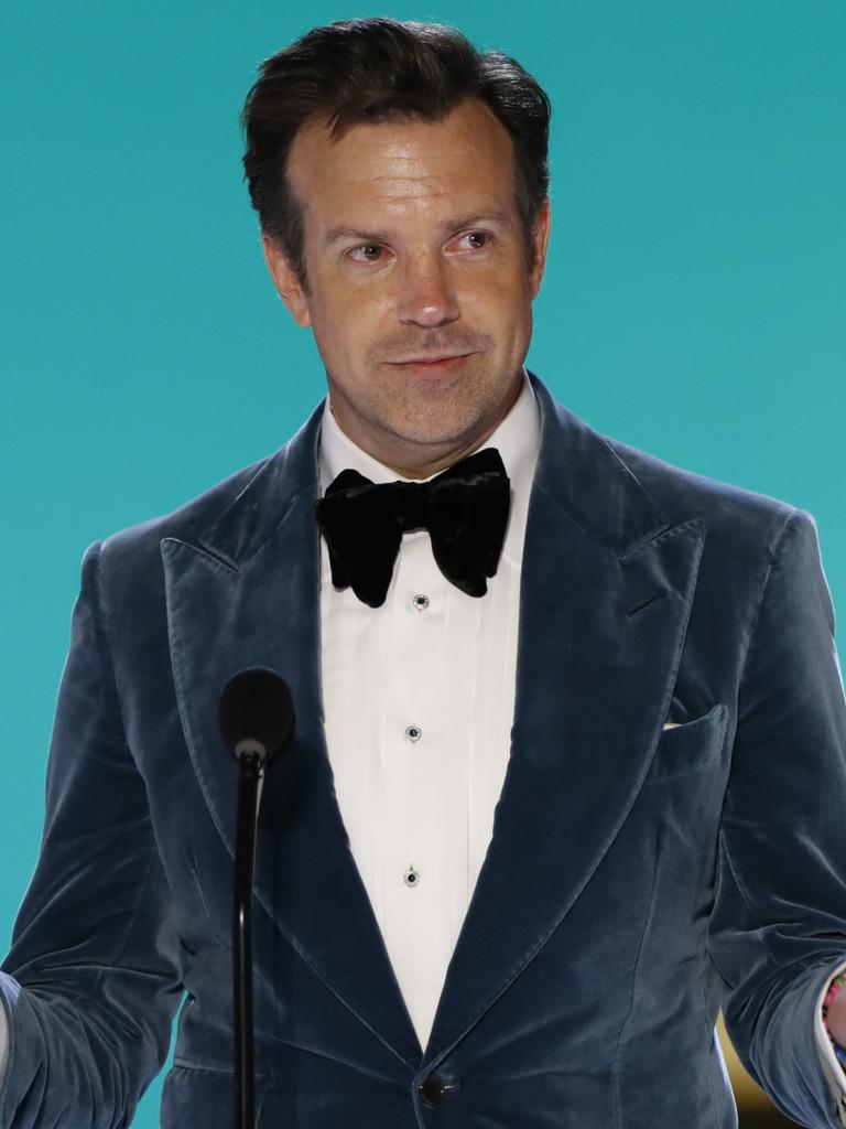 Jason Sudeikis writes and stars in Ted Lasso. Picture: Cliff Lipson/CBS via Getty Images