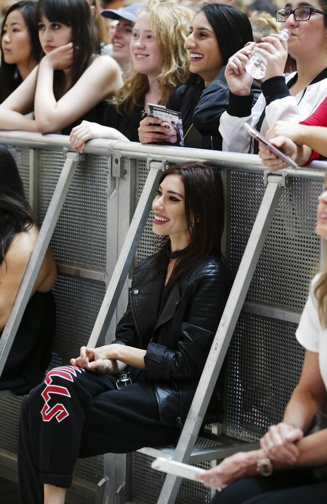 Ruby’s girlfriend Jess Origliasso from The Veronicas watched on proudly supporting her. Picture: Justin Lloyd