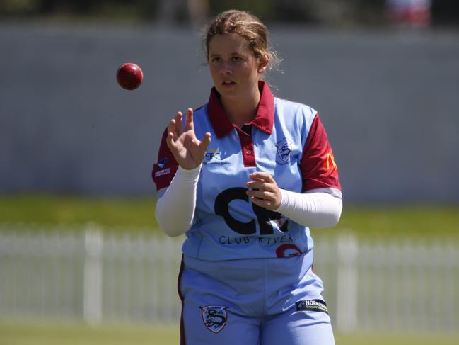 Taylor McMahonduring her spell of 2/13. for St George-Sutherland. Picture Warren Gannon Photography