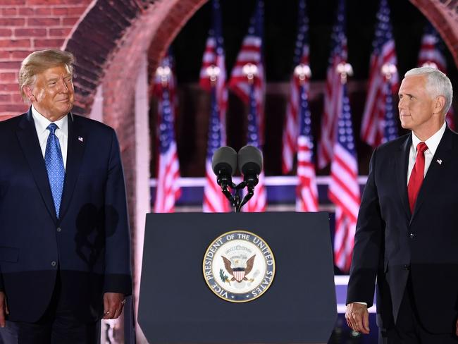 US President Donald Trump and US Vice President Mike Pence. Picture: AFP