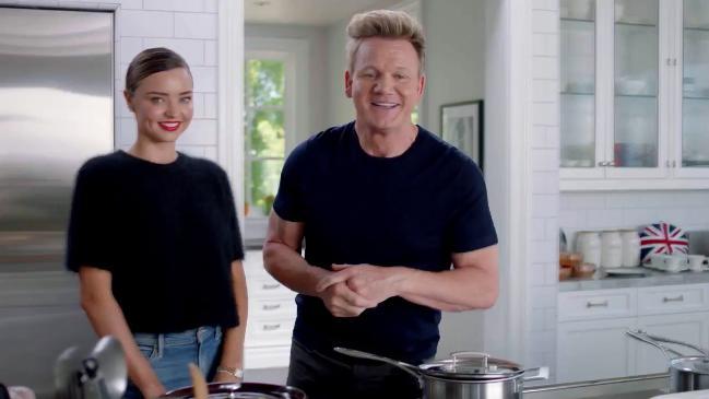 Miranda Kerr and Gordon Ramsay on The F Word