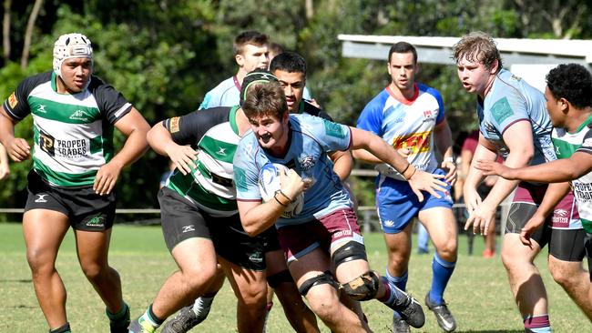 Colts 1 rugby union between Sunnybank and Norths. Picture, John Gass