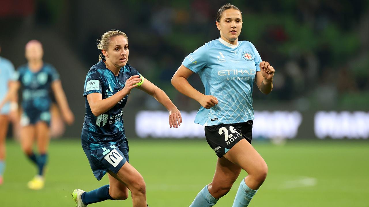 Daniela Galic has been called into the Matildas squad ahead of their international friendlies with Switzerland and Germany. (Photo by Kelly Defina/Getty Images)