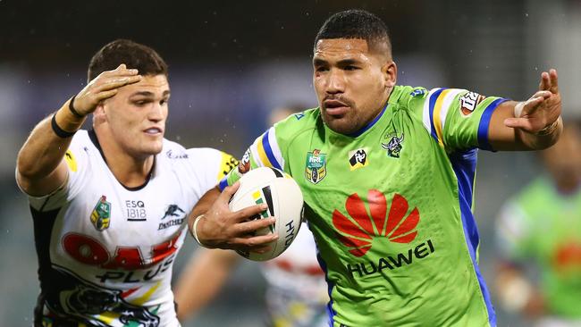 Siliva Havili will be staying in Canberra a while longer. (Mark Nolan/Getty Images)