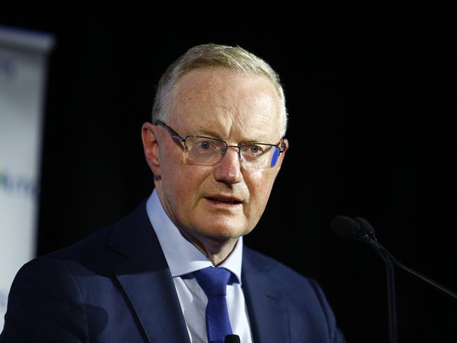 BRISBANE, AUSTRALIA - NewsWire Photos JULY 12, 2023: The Governor of the Reserve Bank of Australia Philip Lowe speaks during the Economic Society of Australia lunch held in Brisbane. Picture: NCA NewsWire/Tertius Pickard